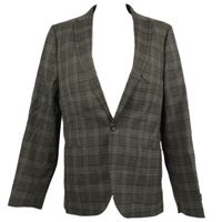 Pánske hnedé kockované sako River Island vel. 38R