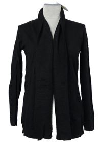 Nové - Dámský černý žebrovaný svetrový cardigán MNG 