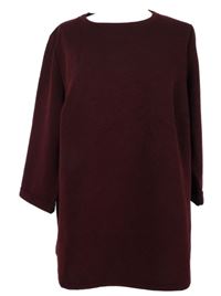 Dámská červeno-černá vzorovaná mikina 