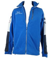 Pánská modro-bílá fleecová podšitá bunda Lizzard 