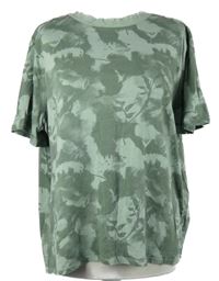 Dámske khaki vzorované tričko Primark