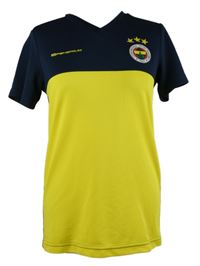 Pánske žlto-tmavomodré futbalové športové tričko s erbem Penerium