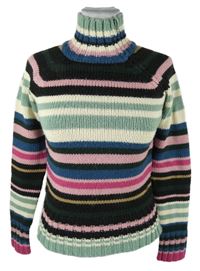 Dámský barevně pruhovaný svetrový rolák Vero Moda 