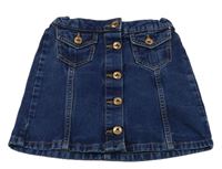 Modrá rifľová prepínaci sukňa Denim Co