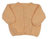 Oranžový bodkovaná ý prepínaci sveter