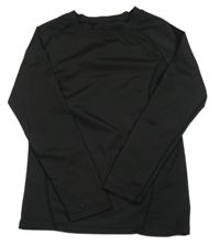 Čierne športové tričko