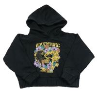 Čierna mikina s obrázkom a kapucňou Vingino