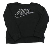 Černá mikina s logem Nike