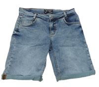 Modré rifľové kraťasy Blue effect