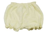 Vanilkové zamatové kraťasy bhs