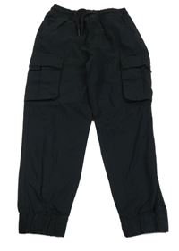 Černé cargo kalhoty Nutmeg