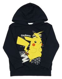 Tmavomodrá mikina s Pokémonem a kapucí Guppy