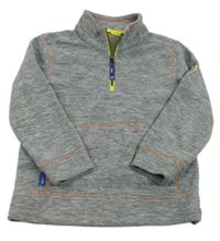 Sivá melírovaná fleecová funkčná mikina Regatta