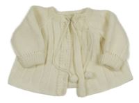 Smetanový svetr s bambulkami 