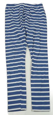 Modro-bílé pruhované legíny ESPRIT