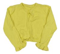 Žltý prepínaci crop sveter M&S