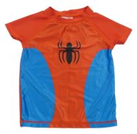 Červeno-modré UV tričko s pavoukem Marvel