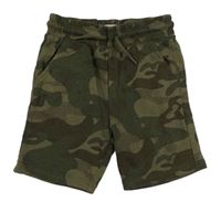 Khaki army teplákové kraťasy F&F