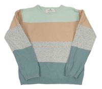 Barevný pruhovaný svetr H&M