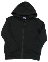 Čierna prepínaci mikina s kapucňou Smart Start