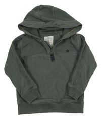 Sivá mikina s kapucňou Fat Face