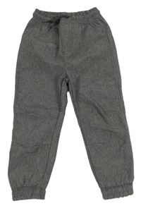 Šedé softshellové kalhoty s proužky Kiki&Koko