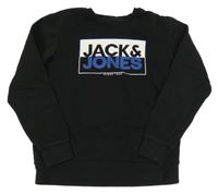Čierna mikina s logom Jack & Jones