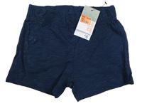 Nové - Tmavomodré bavlněné kraťasy Primark