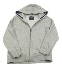 Sivá melírovaná prepínaci mikina s kapucňou C&A