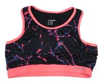 Černo-neonově růžová sportovní lambáda Demix