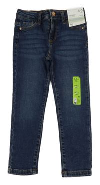 Nové - Tmavomoré mid rise skinny rifle Denim Co.