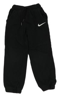 Černé tepláky s logem Nike