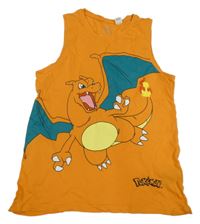 Oranžové tielko s Pokémonem H&M