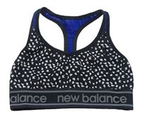 Černo-bílá vzorovaná sportovní lambáda s logy new balance