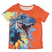 Červené tričko s dinosaurom