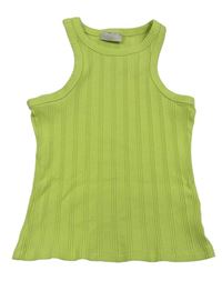 Limetkový rebrovaný top Matalan