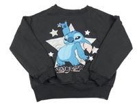 Černošedá mikina se Stitchem Disney
