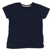 Tmavomodré melírované tričko Matalan