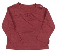 Vínové melírované triko JAKO-O