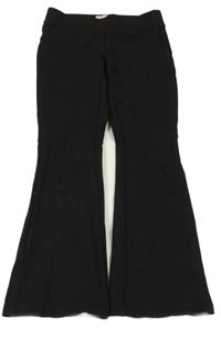 Čierne flare teplákové nohavice ONLY