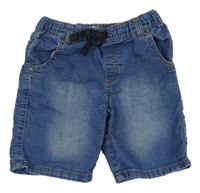 Modré teplákové rifľové kraťasy Topolino