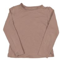 Pudrové crop tričko H&M