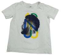 Bílé tričko s potiskem Puma
