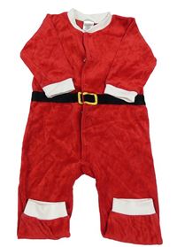 Červený sametový overal - Santa H&M