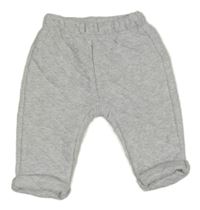 Svetlosivé melírované prešívané tepláky John Lewis