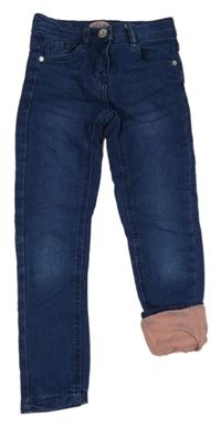 Modré podšité skinny rifle Alive