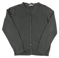 Tmavosivý melírovaný prepínaci sveter John Lewis