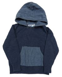 Tmavomodrý svetr s kapucí Impidimpi