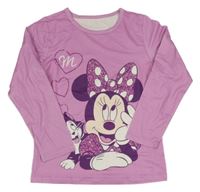 Levandulové tričko s Minnie