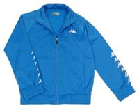 Modrá športová prepínaci mikina s kapucňou Kappa